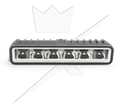 närbild på detaljer och material av OSRAM LEDriving LEDramp SX180 Spot 19cm – OSRAM