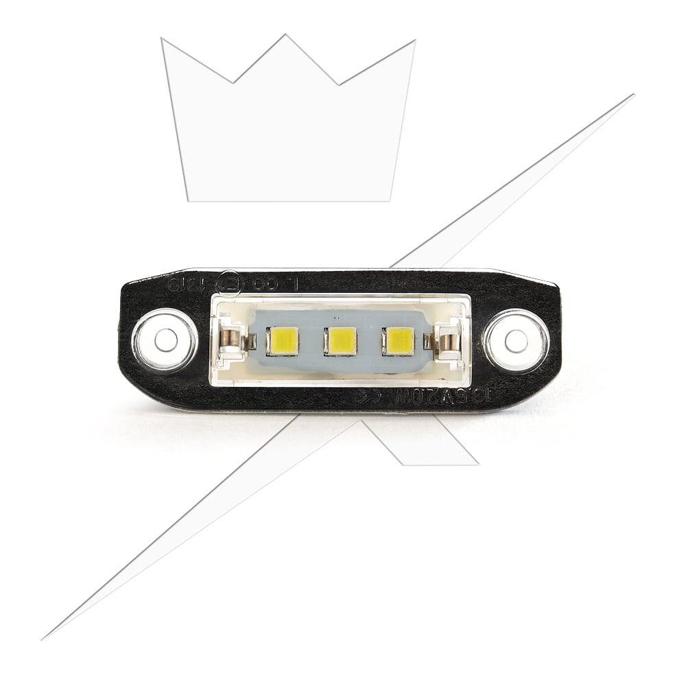 Skyltbelysning LED till Volvo S40 – V60 – V70 – XC60 – XC90 – produktvy från sidan | Xenonkungen