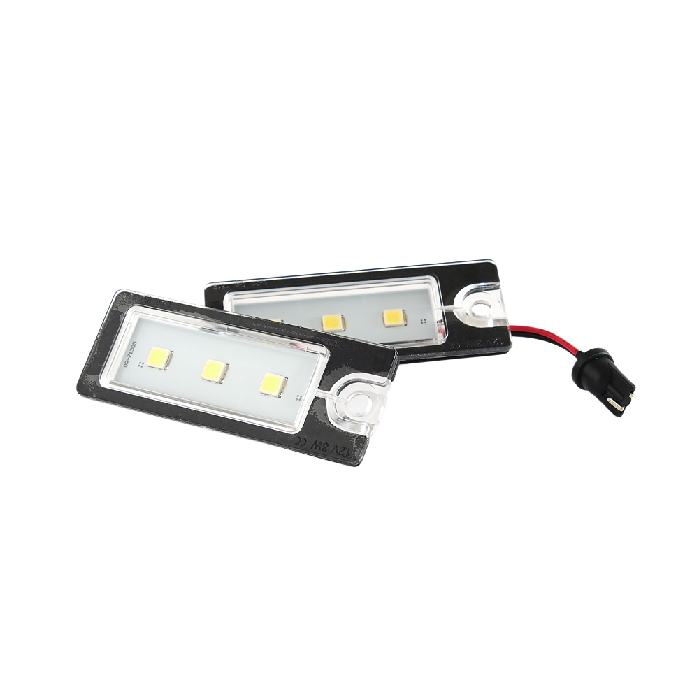Skyltbelysning LED till Volvo V70 – S60 – S80 – produktbild framifrån | Xenonkungen
