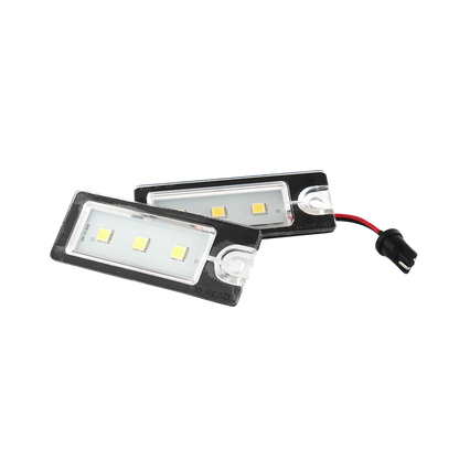 Skyltbelysning LED till Volvo V70 – S60 – S80 – produktbild framifrån | Xenonkungen