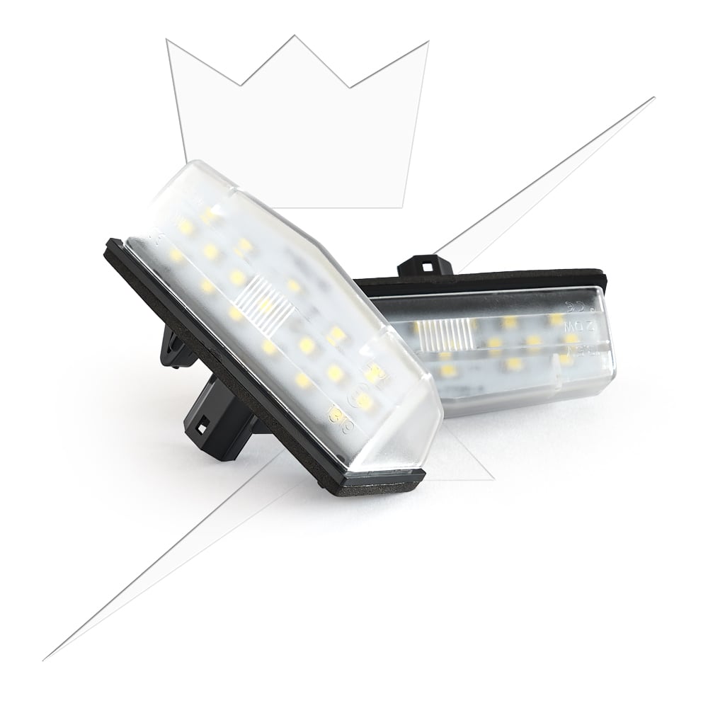 Skyltbelysning LED till Toyota Prius – produktvy från sidan | Xenonkungen