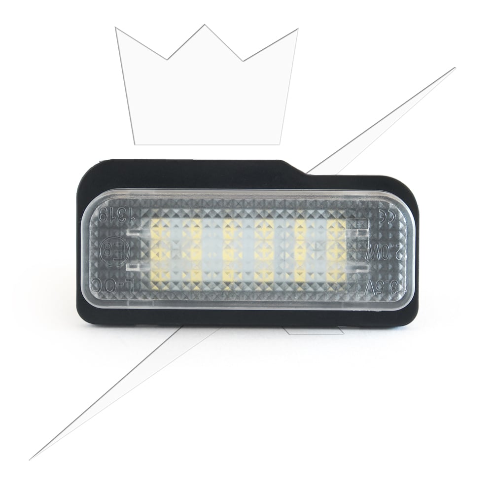 Skyltbelysning LED till Mercedes W211 – W203 – W219 – produktvy från sidan | Xenonkungen