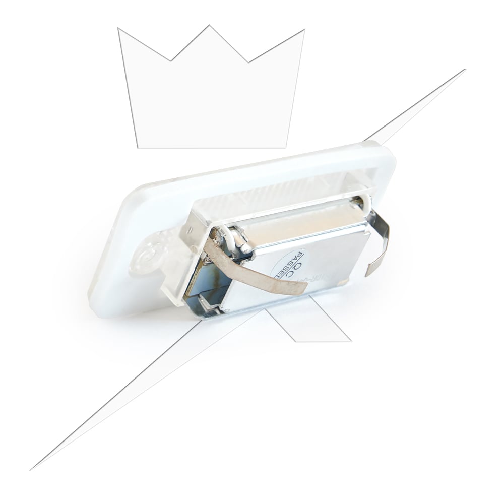 Skyltbelysning LED till Audi A3 – A4 – A6 – A8 – närbild detaljer | Xenonkungen