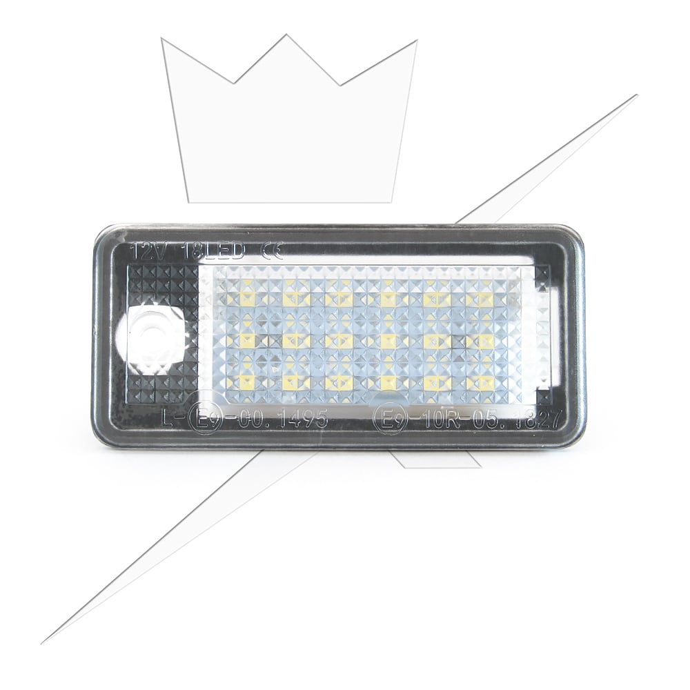 Skyltbelysning LED till Audi A3 – A4 – A6 – produktvy från sidan | Xenonkungen