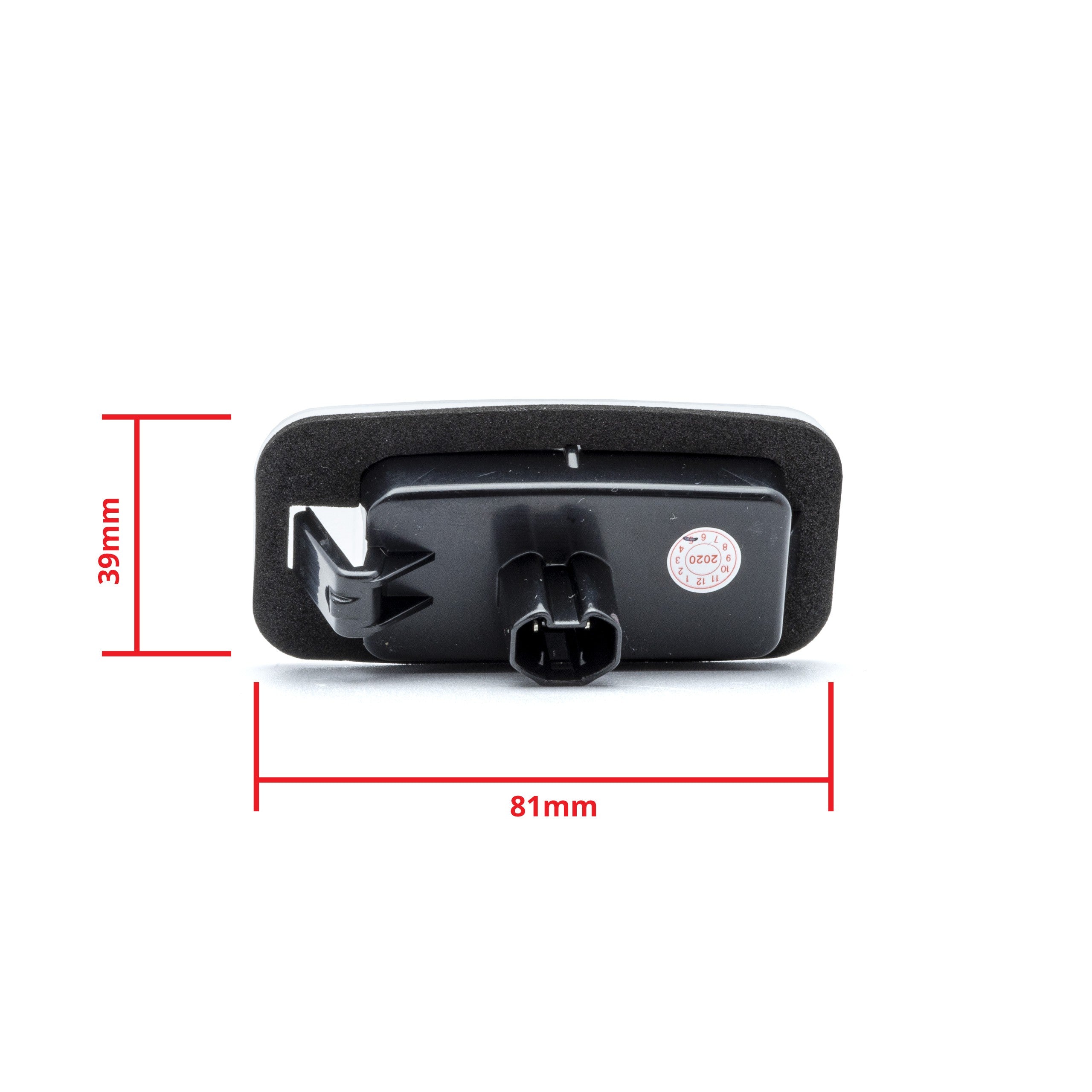 LED-skyltbelysning Fiat Multipla/Croma m.fl. – 39 × 32 mm