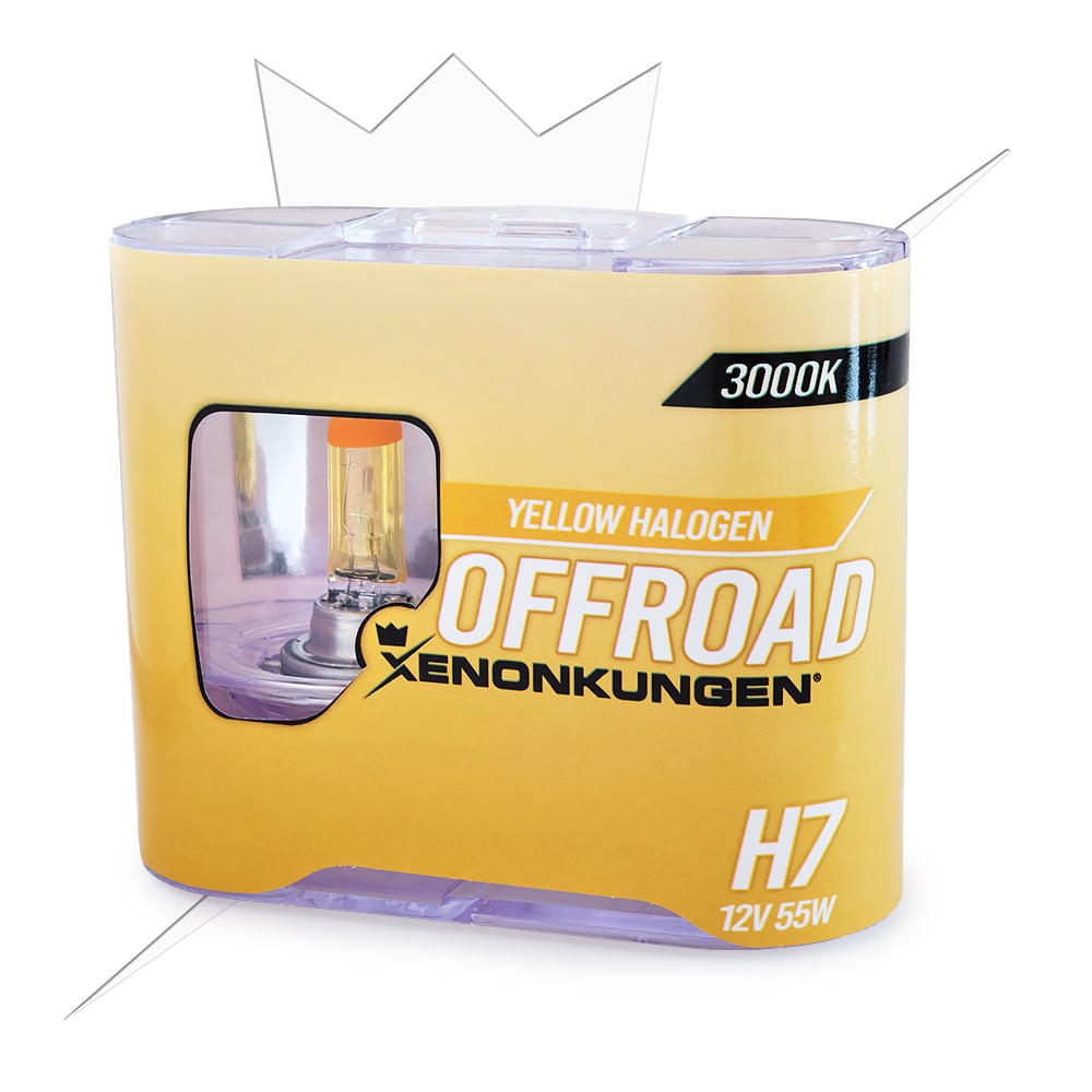 Offroad Halogen – H7 – produktvy från sidan | ÖVRIGT