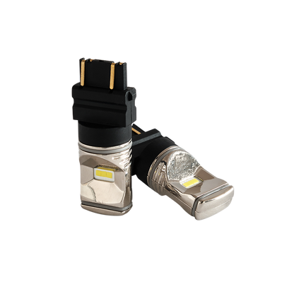 T25 – 3157 LED Chrome Vit – produktbild framifrån | ÖVRIGT