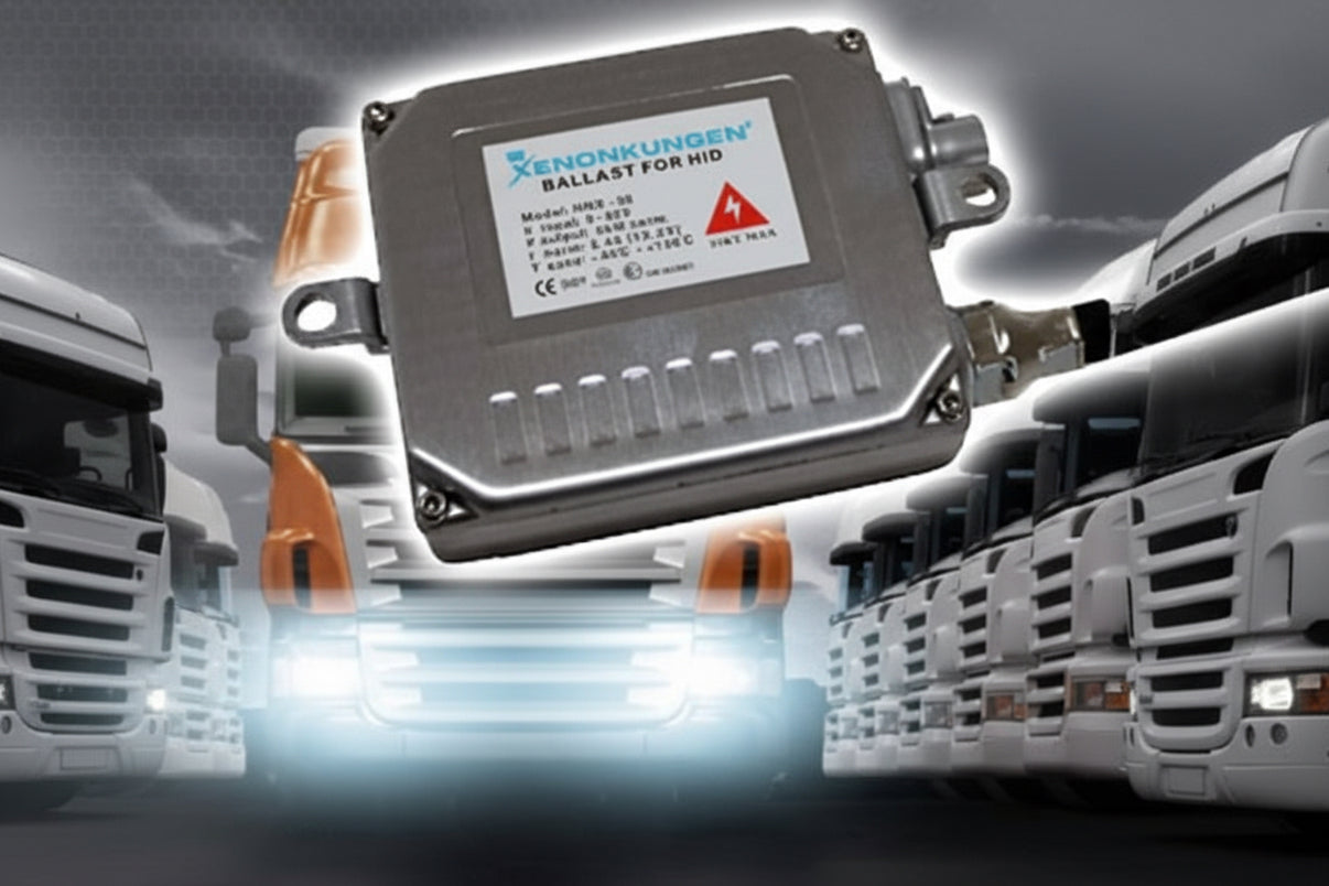 produktbild framifrån visande 24V Xenonkit 35W – Xenonkungen