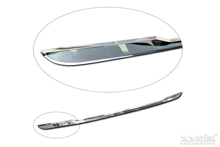 Bakluckelist Mazda CX-5 III 2025+ – Spegelpolerat silver