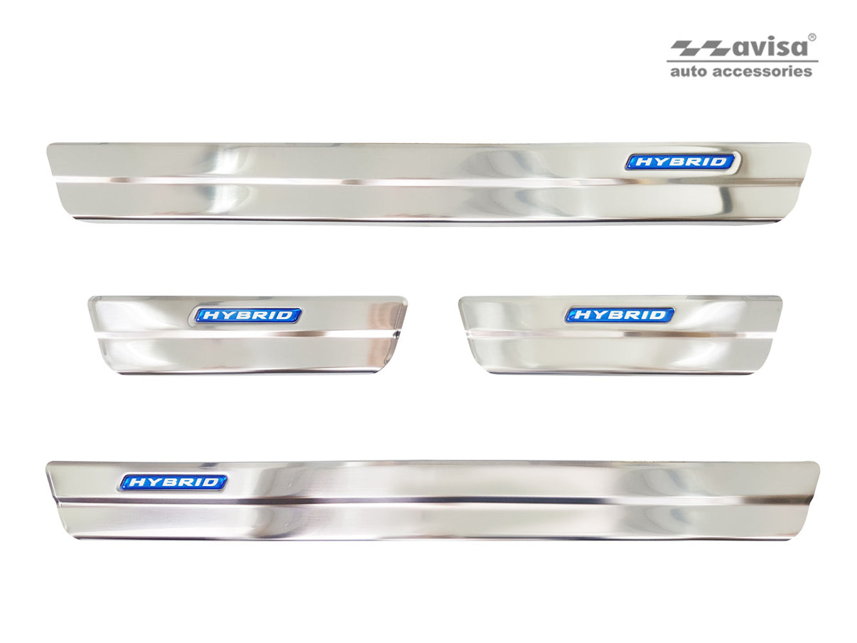 Tröskelskydd Hybrid Suzuki Swace Kombi 2020+ m.fl. – Silver satin – detaljbild 3