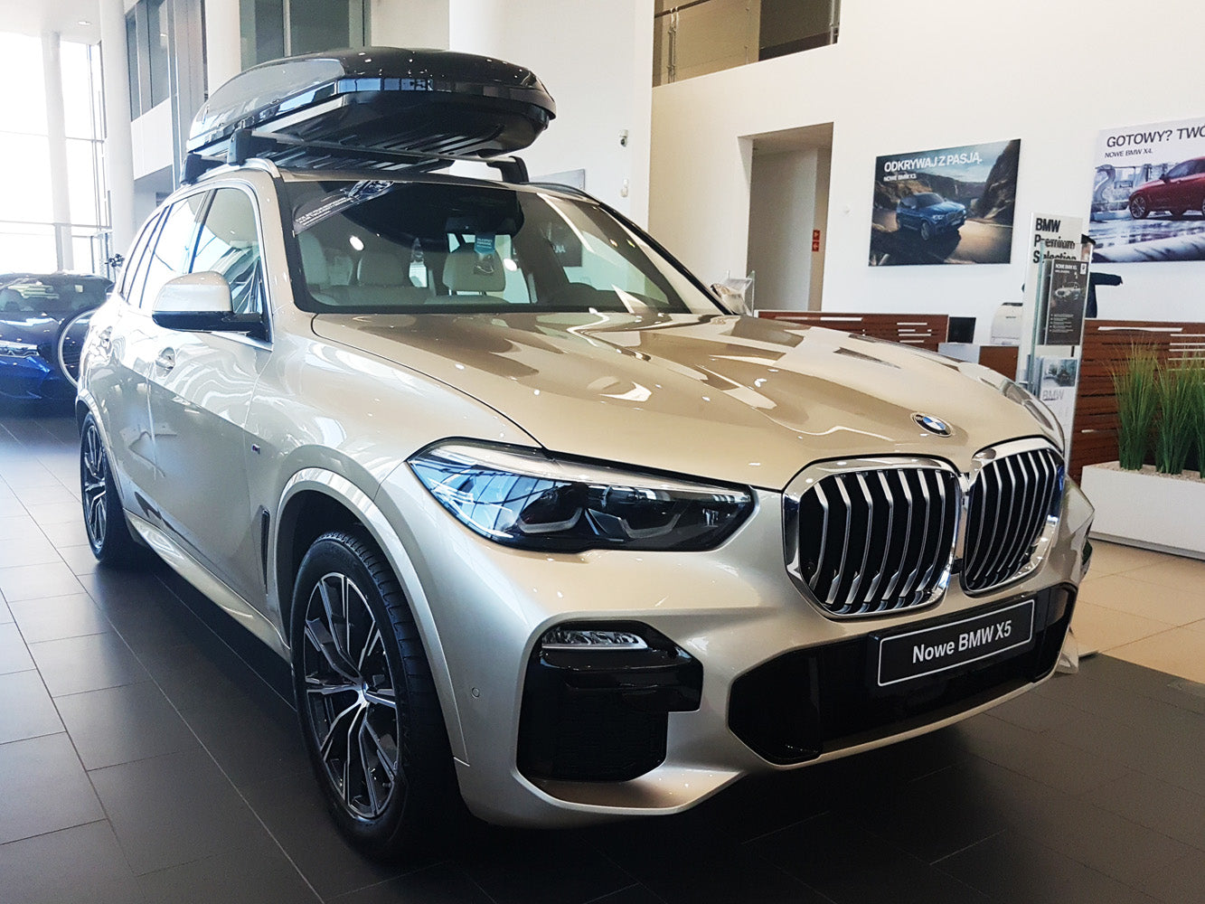 Lastskydd BMW X5 IV G05 M-paket 2018–2023 facelift 2023+ – Svart – detaljbild 3