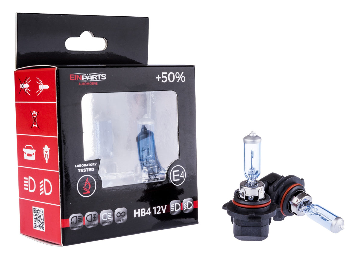 Halogenlampsats – HB4 – 4300K – 9V - 16V – 51 W – P22d – 2-pack