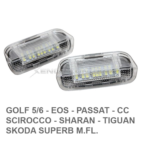 VW Door Lamp Golf 6 m.fl. – produktbild framifrån | ÖVRIGT