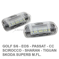 VW Door Lamp Golf 6 m.fl. – produktbild framifrån | ÖVRIGT
