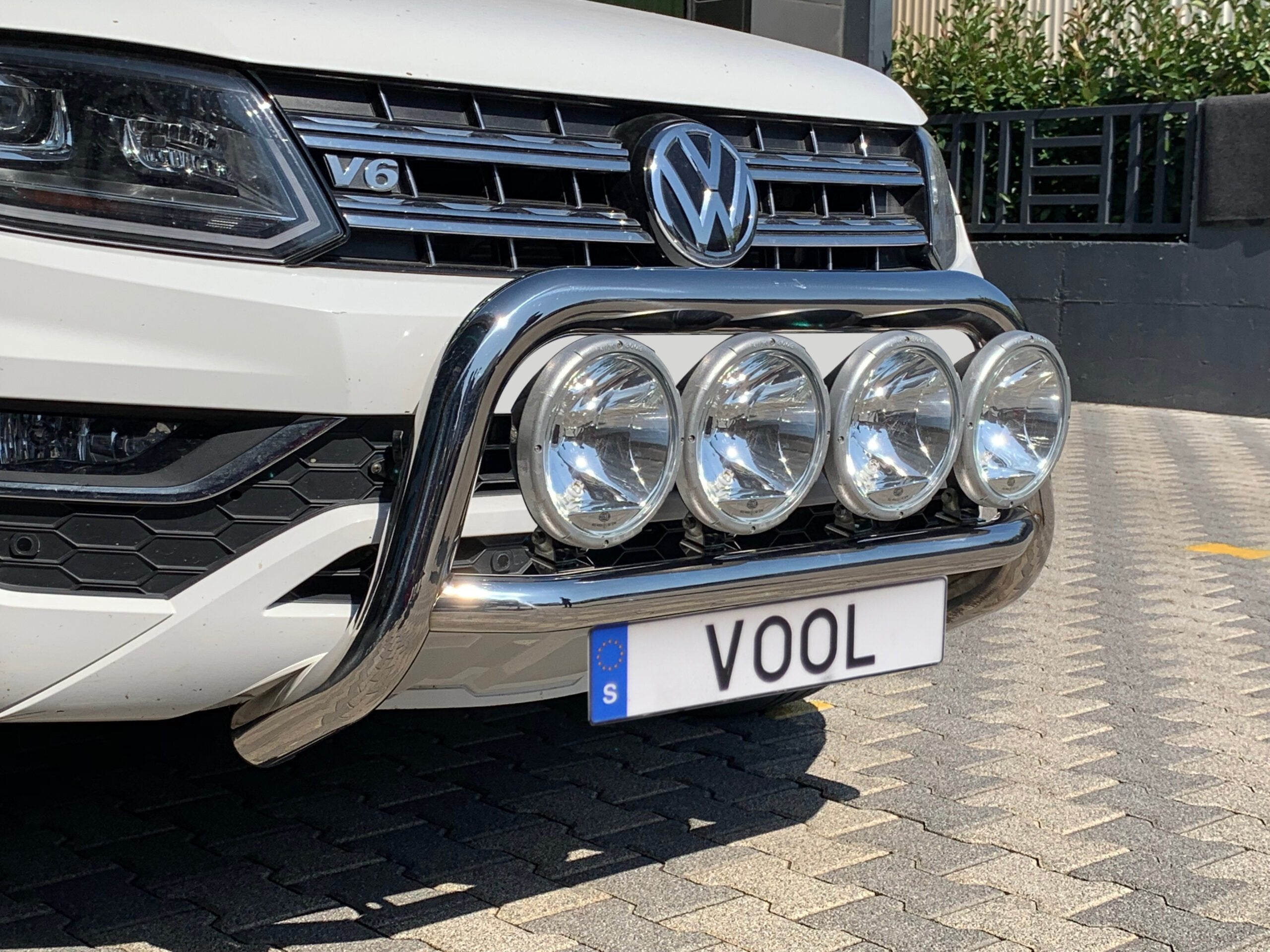 STOR QUADRO 76MM frontbåge – VW Amarok 2017 – produktvy från sidan | ÖVRIGT