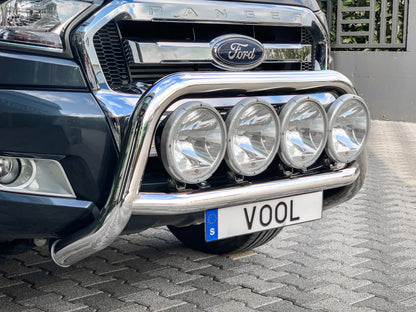 STOR QUADRO 76MM frontbåge – Ford Ranger 2016 – produktvy från sidan | ÖVRIGT