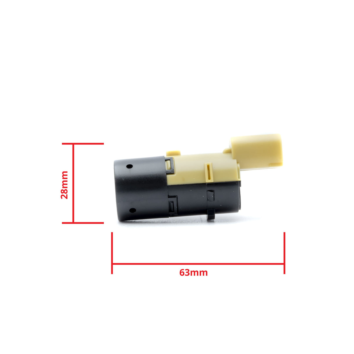 PDC-parkeringssensor Peugeot 1007/307 m.fl. – 28 × 23 mm