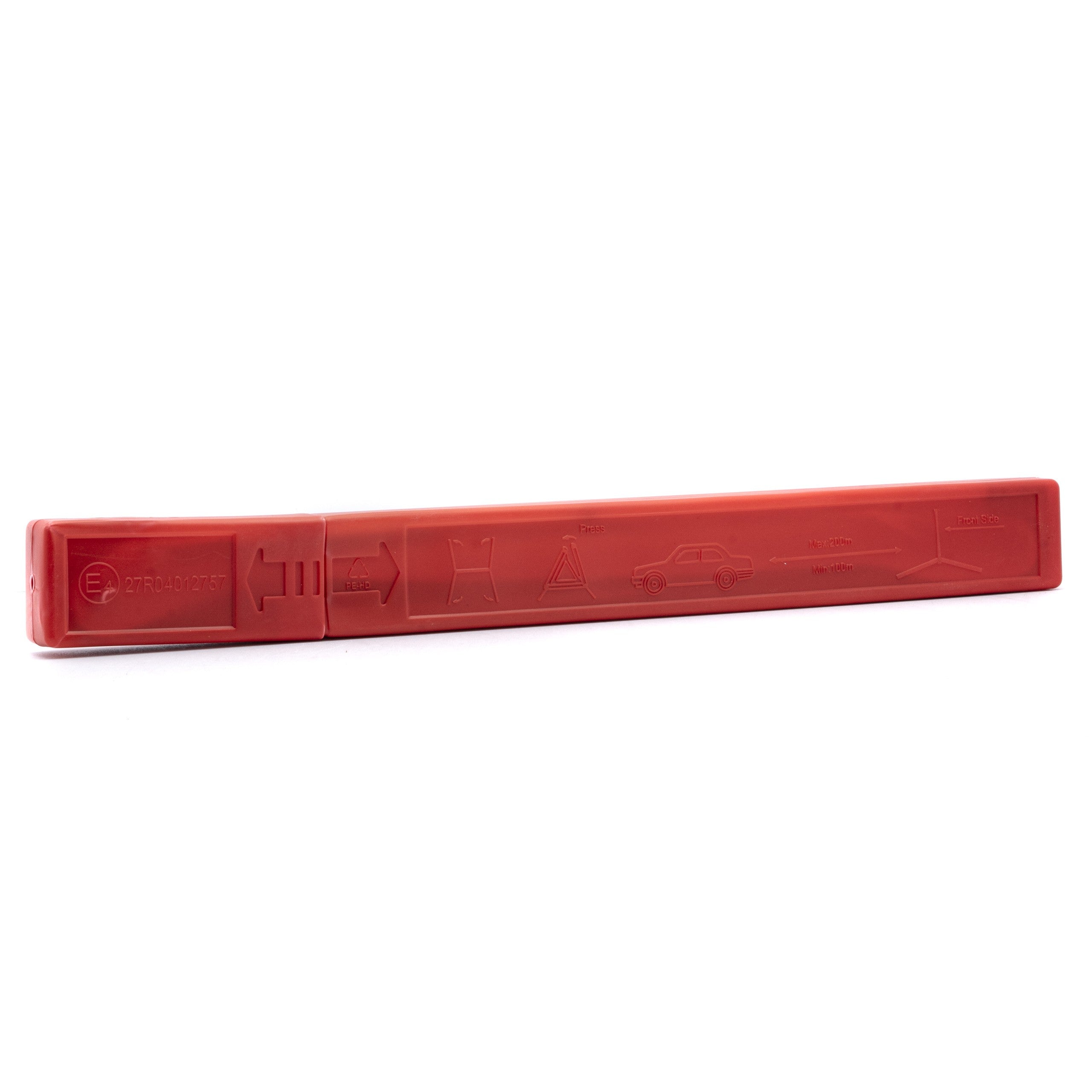 Varningstriangel – Röd – 42,5 x 42,5 x 42,5 cm – 42,5 cm