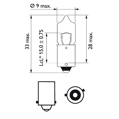 Bax9S – H6W Led 6smd – 9 – 14v DC – förpackning och innehåll | Xenonkungen