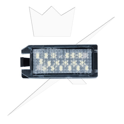 Skyltbelysning LED till FIAT 500 – Renault Clio – produktvy från sidan | Xenonkungen