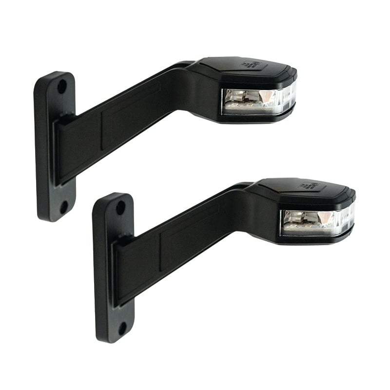 Sidomarkeringsljus Flexibel LED Röd/Vit (2 – Pack) – produktbild framifrån | LEA