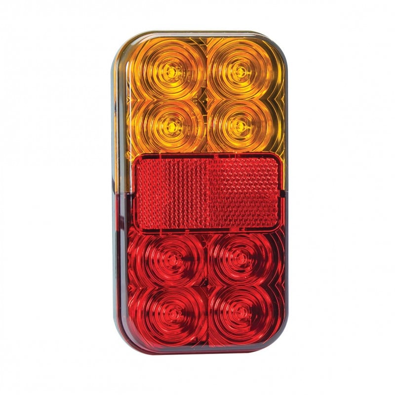 Baklampa Kompakt 150x80mm – 12V (2 – pack) – produktvy från sidan | LEA