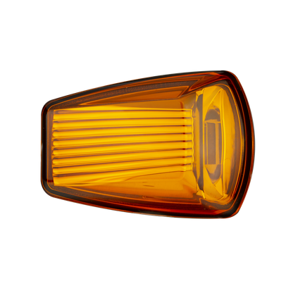 Blinkerslampa M77 Lågprofil 22mm – Gul (2 – Pack) – produktvy från sidan | LEA