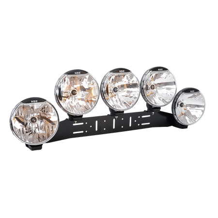 produktbild framifrån visande RALLY5 Extraljus NBB Alpha 225 60W Xenon – NBB