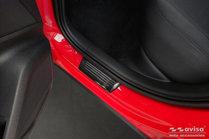 Tröskelskydd Special Edition Audi Q2 crossover facelift 2020+ – Svart – detaljbild 2