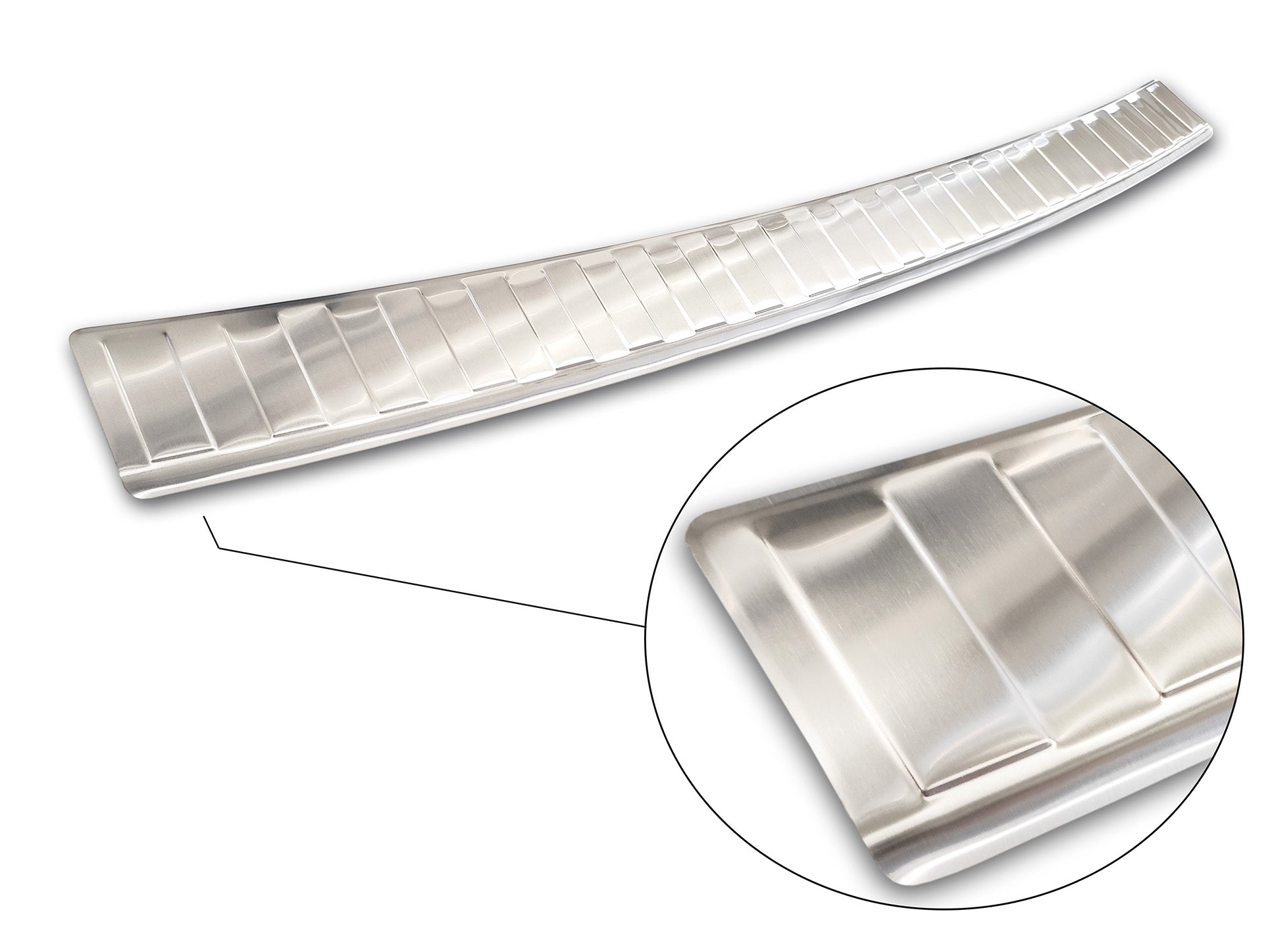 Lastskydd Volkswagen Transporter T5 Multivan, Caravelle 2003–2012; facelift 2012–2015 ( fits to the two bak dörrar and… – Silver satin