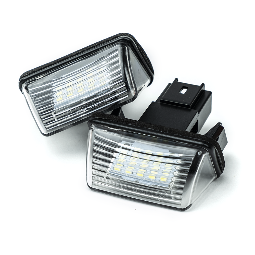 Skyltbelysning LED till Citroen C3 – Berlingo – Peugeot 207 – produktbild framifrån | Xenonkungen