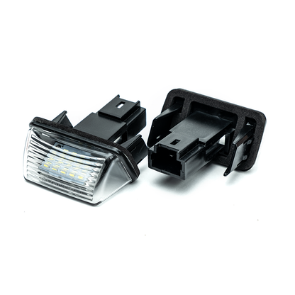 Skyltbelysning LED till Citroen C3 – Berlingo – Peugeot 207 – närbild detaljer | Xenonkungen