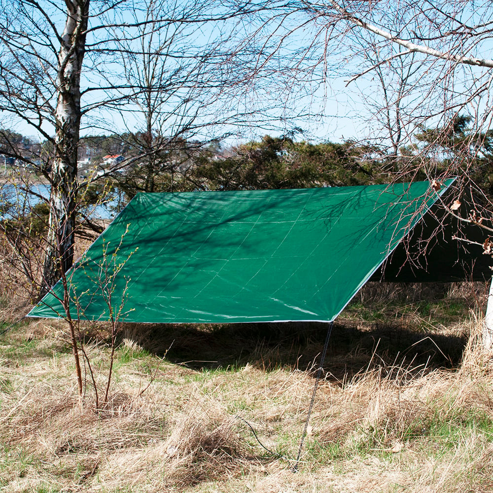 FIIKE DRAGET Tarp – 300x300cm – närbild detaljer | Xenonkungen