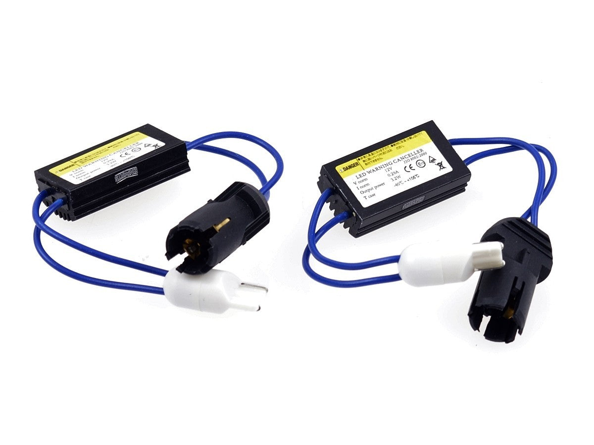 LED-motstånd och CANbus-tillbehör – W5W – W2,1x9,5d – 9V - 16V – 2-pack