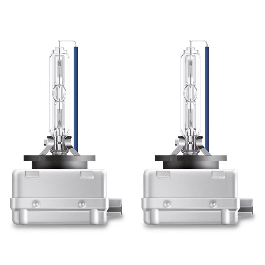 närbild på detaljer och material av D1S Osram Xenarc Cool blue boost – OSRAM