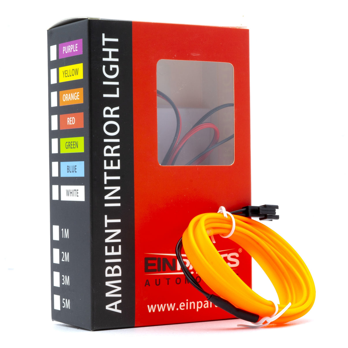 Ambient LED-belysning – Orange – 9V - 16V – 1000 (100 cm)