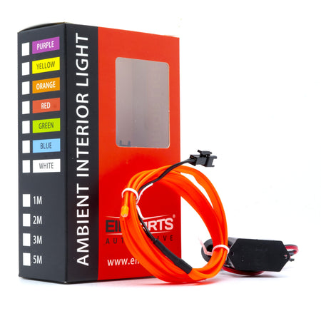 Ambient LED-belysning – Röd – 9V - 16V – 1000 (100 cm)