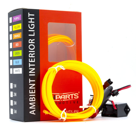 Ambient LED-belysning – Bursztynowy – 9V - 16V – 2000 (200cm)