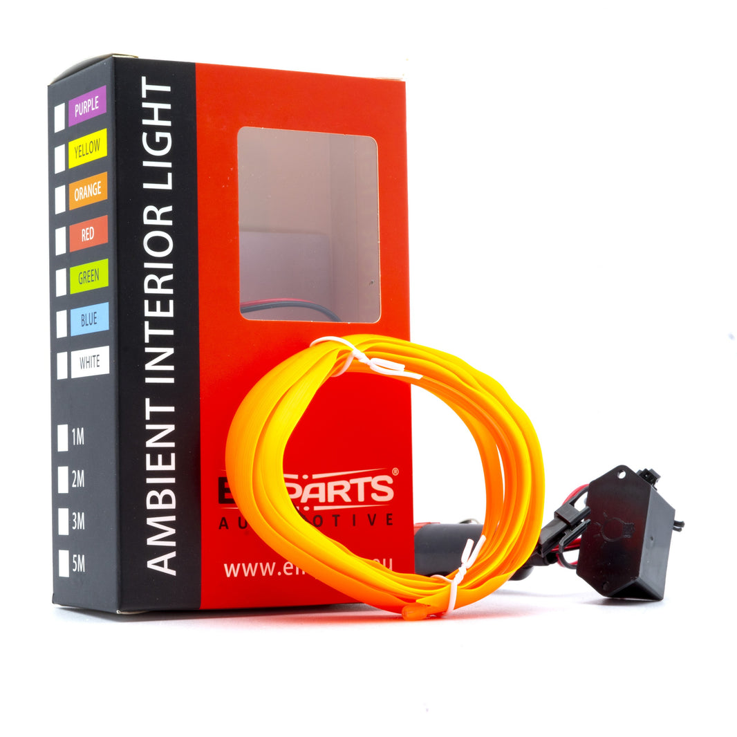 Ambient LED-belysning – Orange – 9V - 16V – 2000 (200cm)