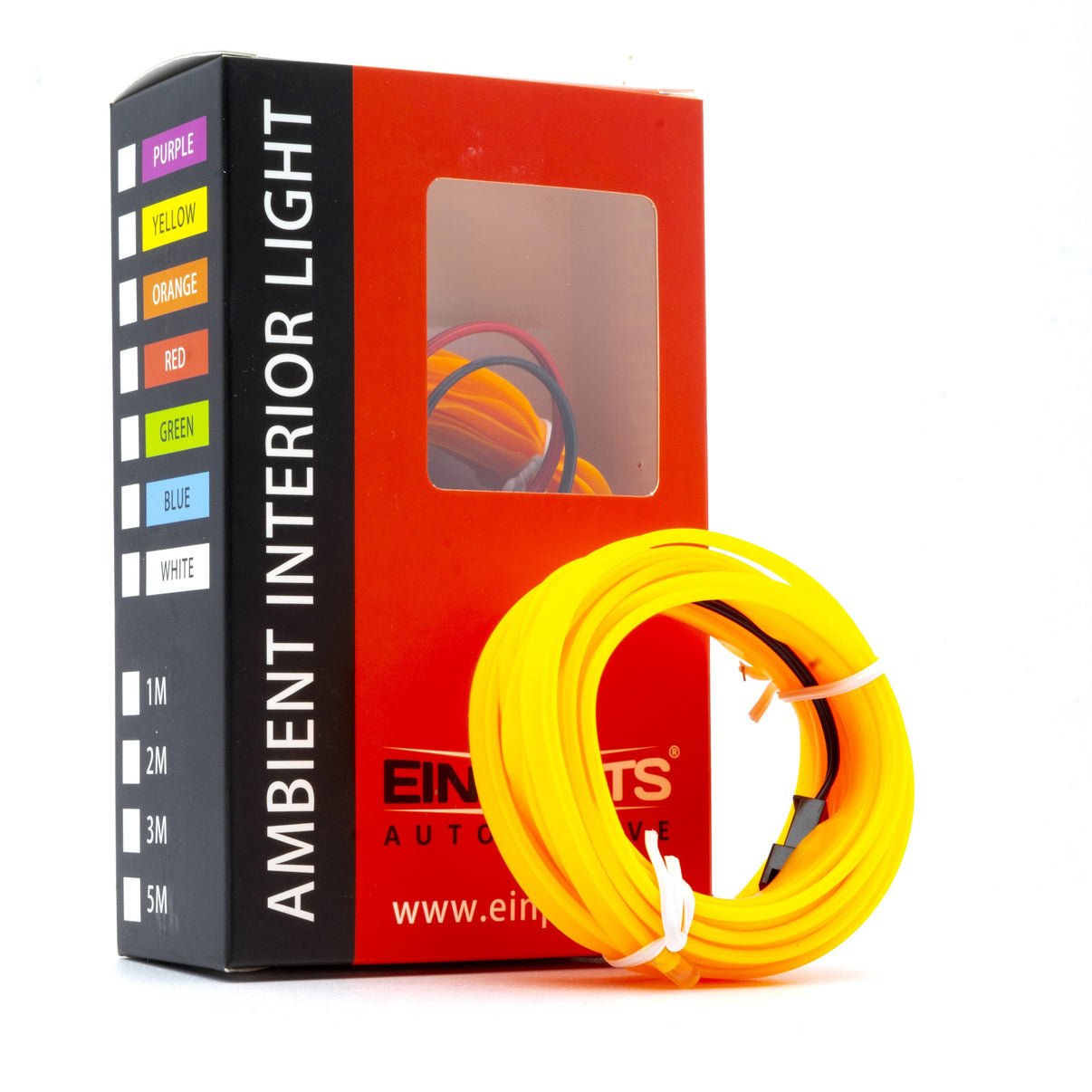 Ambient LED-belysning – Bursztynowy – 9V - 16V – 3000 (300cm)