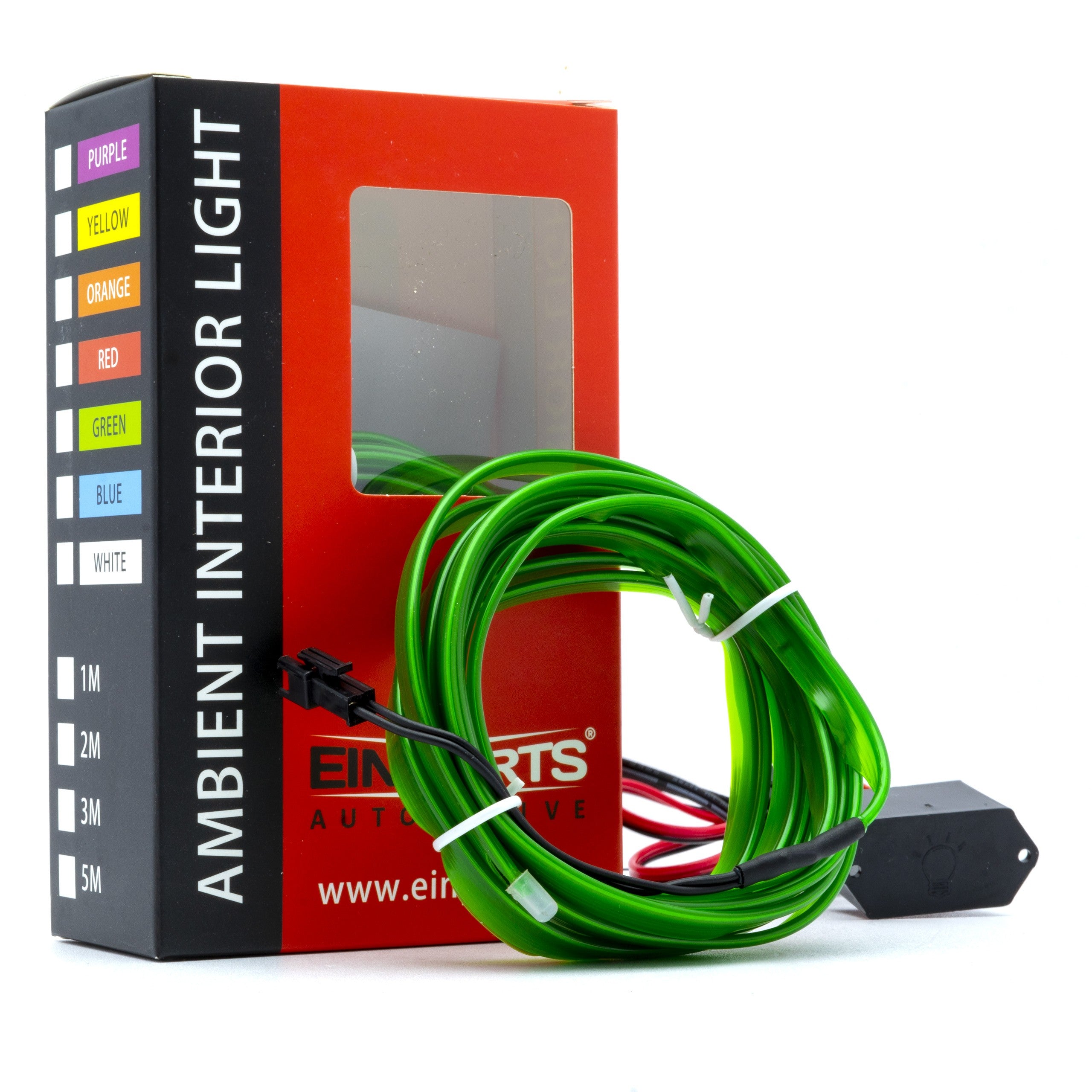 Ambient LED-belysning – Grön – 9V - 16V – 3000 (300cm)