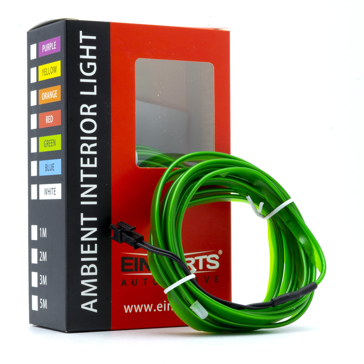 Ambient LED-belysning – Grön – 9V - 16V – 3000 (300cm)