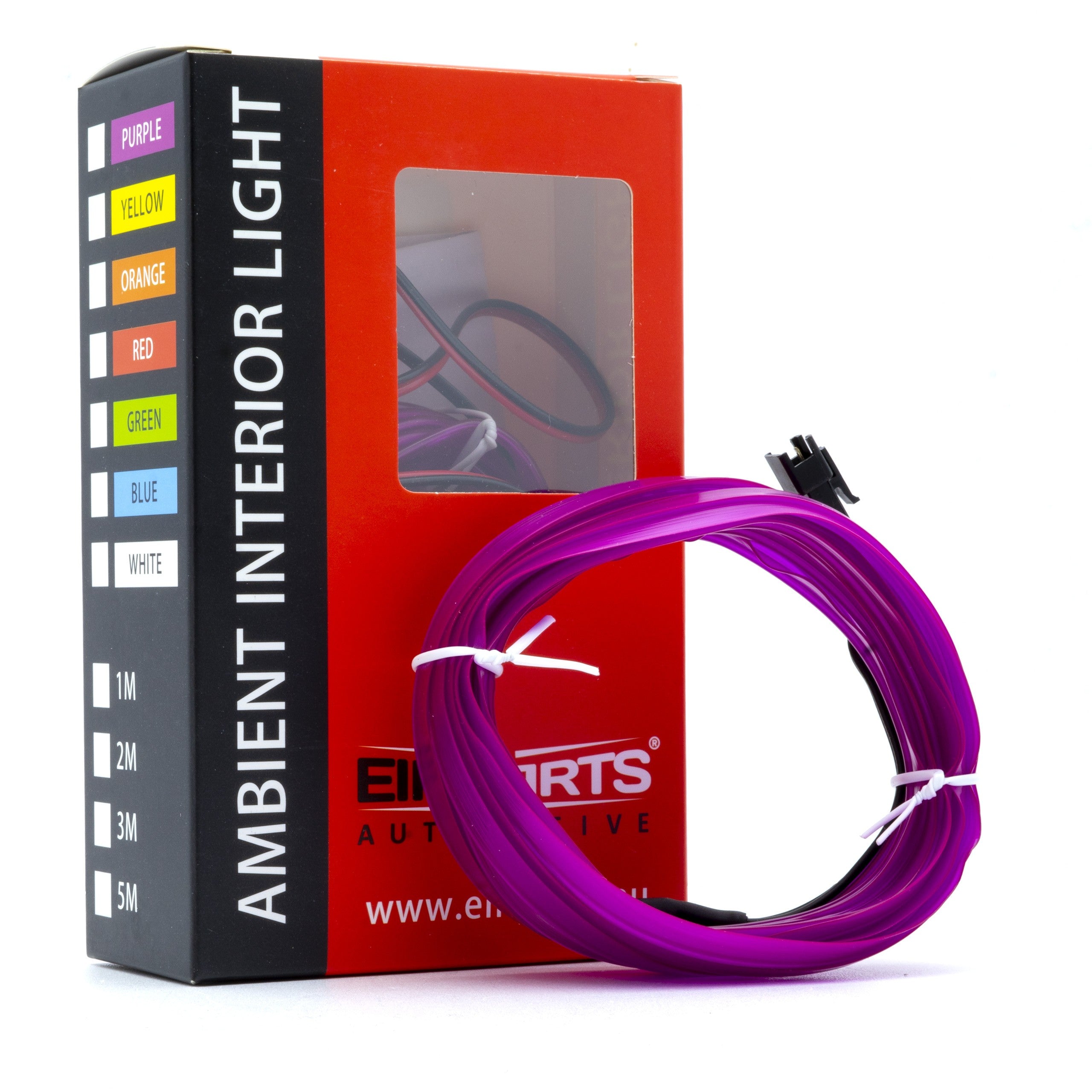 Ambient LED-belysning – Lila – 9V - 16V – 3000 (300cm)