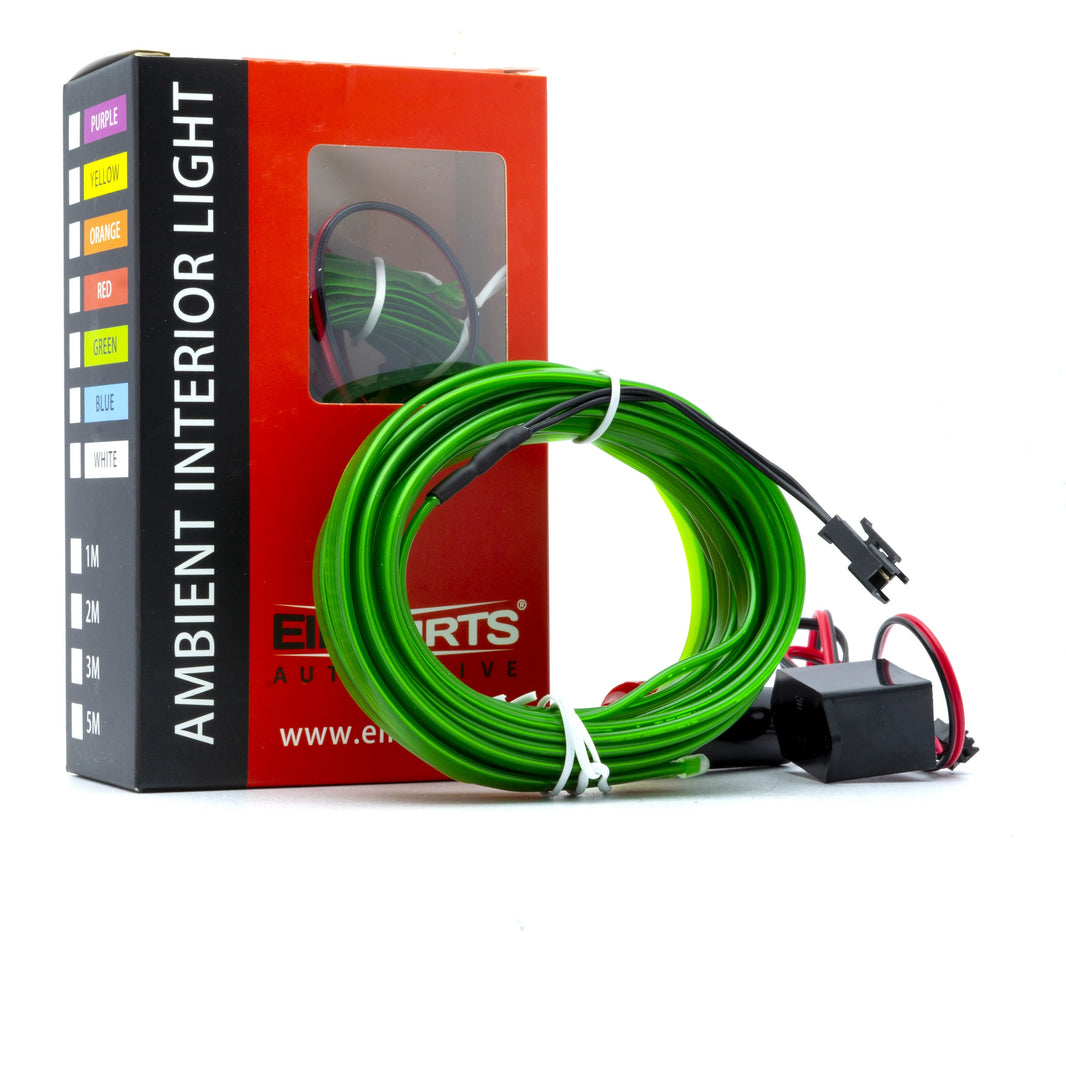 Ambient LED-belysning – Grön – 9V - 16V – 5000 (500cm)