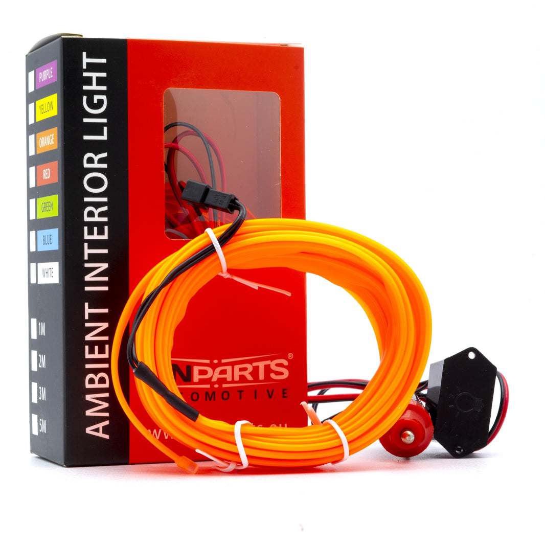 Ambient LED-belysning – Orange – 9V - 16V – 5000 (500cm)
