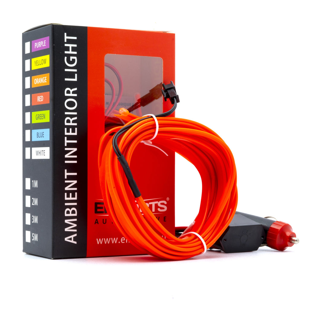 Ambient LED-belysning – Röd – 9V - 16V – 5000 (500cm)