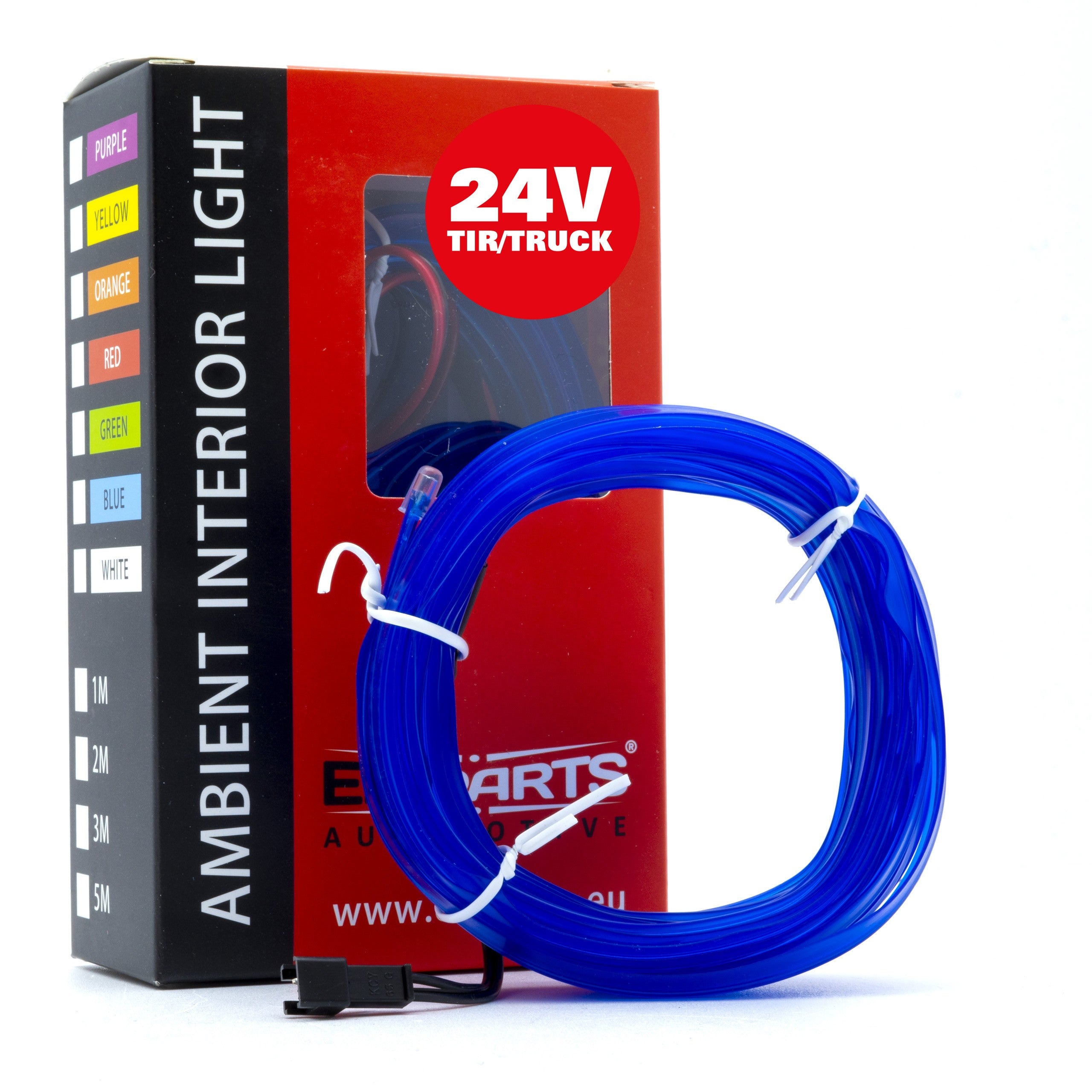Ambient LED-belysning – Blå – 24V – 5000 (500cm)