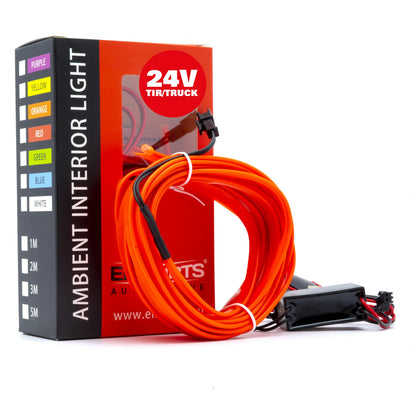 Ambient LED-belysning – Röd – 24V – 5000 (500cm)