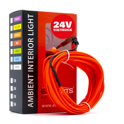 Ambient LED-belysning – Röd – 24V – 5000 (500cm)