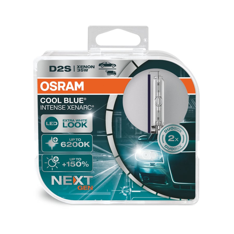 D2S Osram Cool Blue Intense (Next Gen) – produktbild framifrån | OSRAM